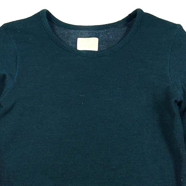 Athleta RemarkaWool Crewneck Top Women's S Long Sleeve Shirt Green Ski Gorpcore - Image 4