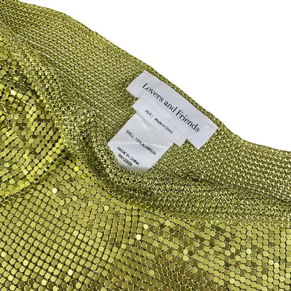 Repaired - Lovers‎ and Friends Silverlake Mini Skirt in Pear Green - Image 4