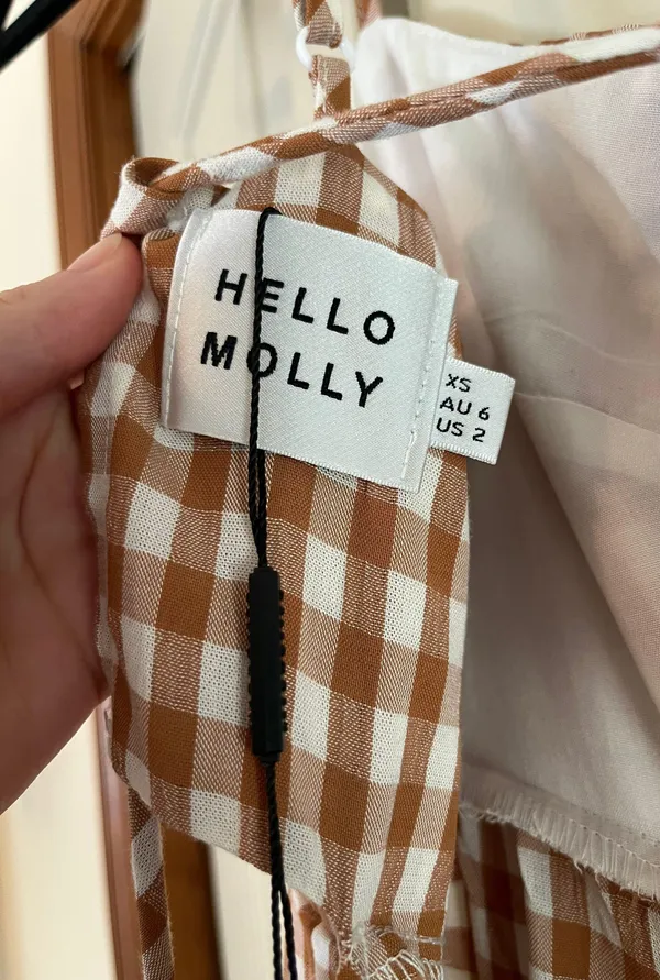 Hello Molly Maxi Gingham Dress - Image 5