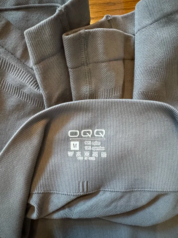 Grey QQQ Amazon Workout Shorts - Image 3