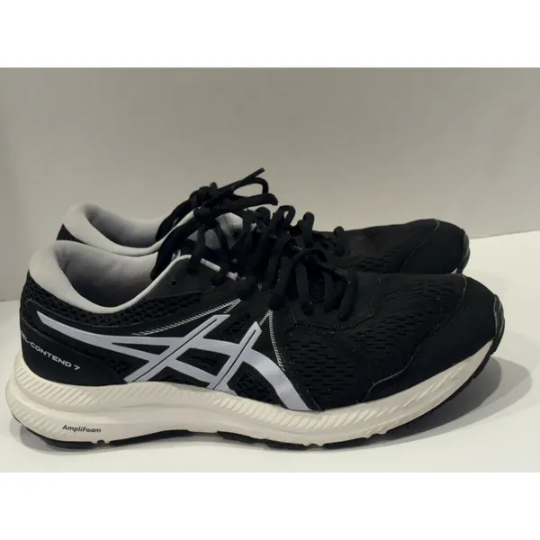 Asics Gel Contend 7 Women's Black White Running Sneakers Size 8.5! - Image 3