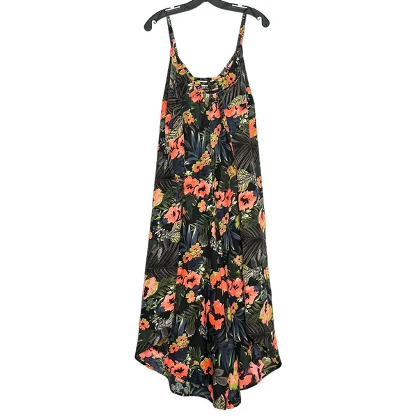 Ellen Weaver Jumpsuit Floral Tropical Boho Resort Festival Vacation Plus Size 2X - Image 2