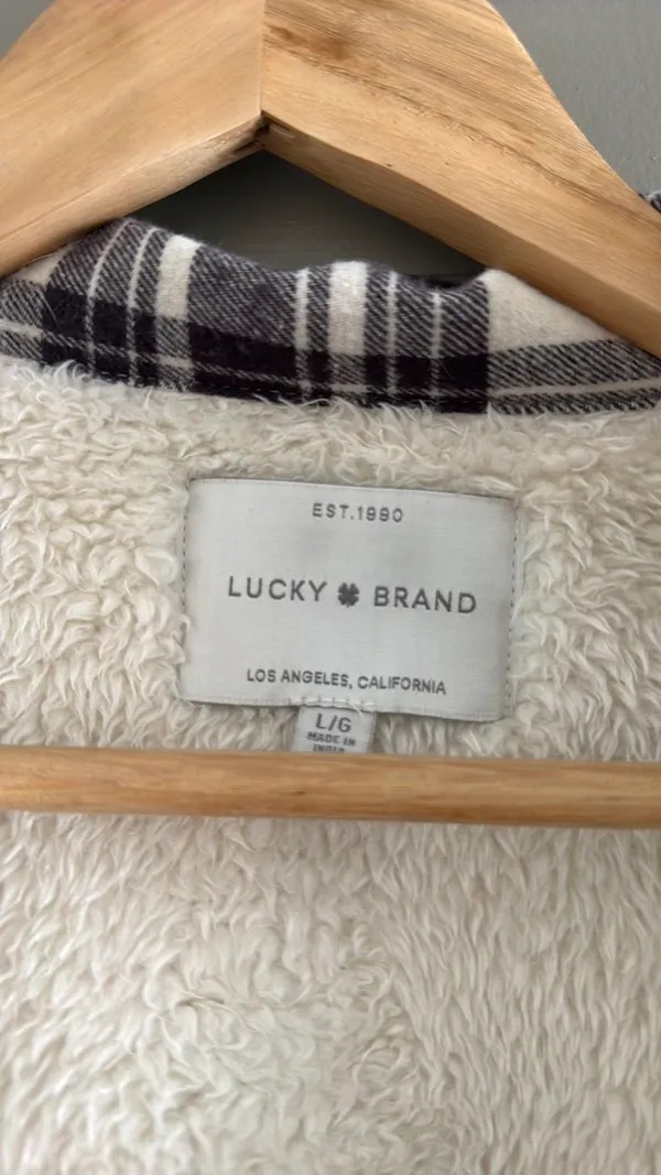 Lucky Brand Sherpa Lined Jacket Plaid - Image 2