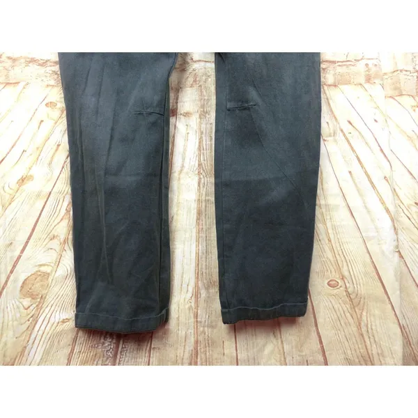 Seeker Canvas Overalls Womens L US 32 Gray Hemp Cotton Utility Workwear Made USA - Image 8