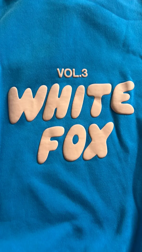White Fox Boutique Hoodie Blue - Image 4