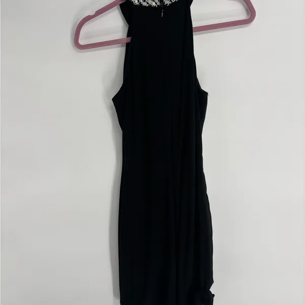 Vintage Cache’ Women’s Knee Length Beaded Neck Dress - Image 6