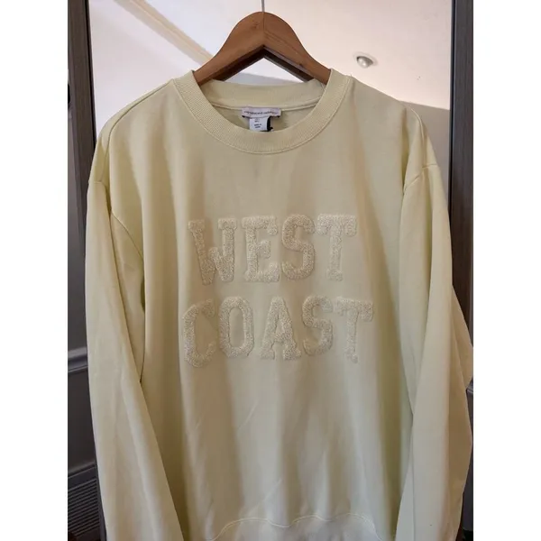 Cupcakes & Cashmere Oversized Graphic Sweatshirt Large West Coast - Image 2