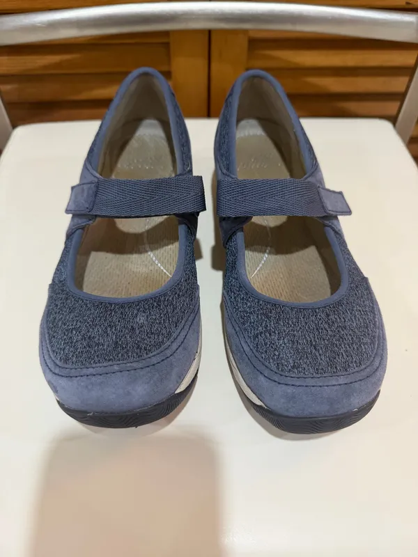 Dansko Hennie Blue Suede Mary Jane Comfort Shoes 37 US 6.5 - Image 3