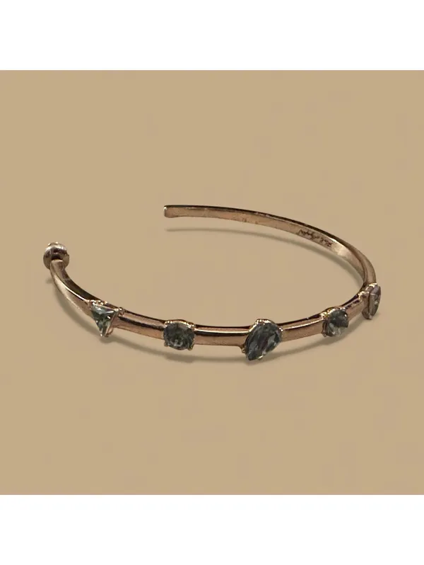 Karl Lagerfeld Elegant Gold-Tone Hoop Earrings with Crystals - Image 4