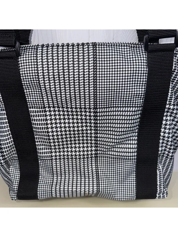 Lauren Ralph Lauren Houndstooth Plaid Tote Bag - Image 9