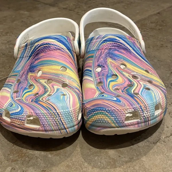 Crocs Out of this World Classic Clog Shoe Unisex M9 W11 Multicolor Comfort - Image 3