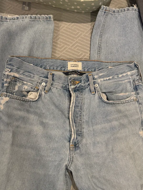 CITIZENS OF HUMANITY Women's Charlotte Crop High-Rise Straight Jean - Image 4