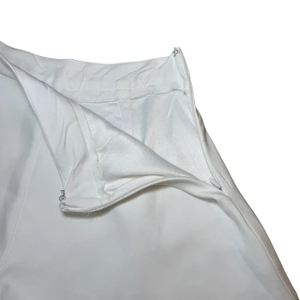 Lulus White Skort Shorts Layered‎ Flared Mini Pleated Casual Cute XS - Image 5