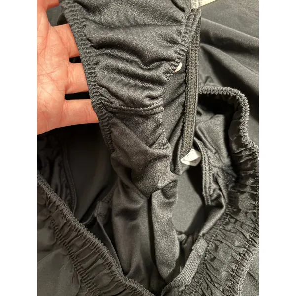 Nike Women's Dri-FIT Running Shorts Black Gray Trim Size Small - Image 8
