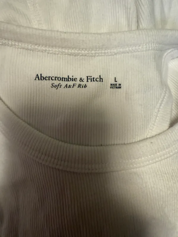 Abercrombie And Fitch Sleeveless Bodysuit White - Image 2