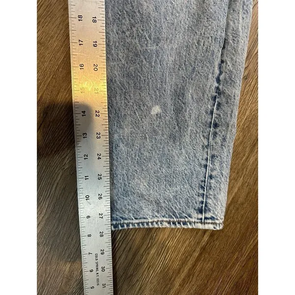 American Eagle Highest Rise 90s Boyfriend Jeans Womens Size 10~Distressed Plaid - Image 12