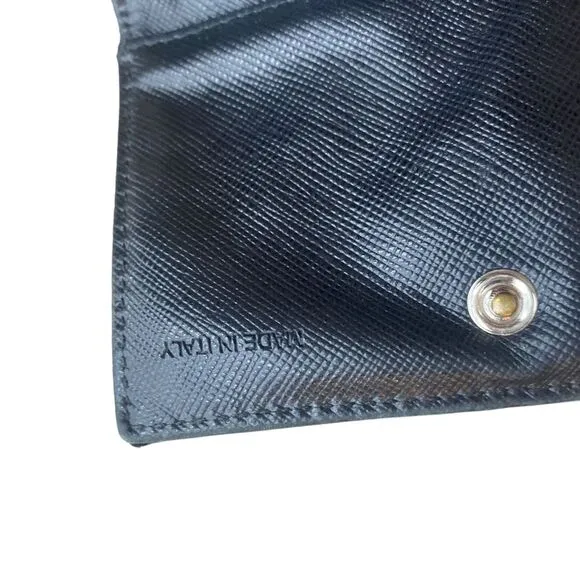 Prada Women’s Nylon‎ Tessuto Mini Wallet Black Iconic Y2K Multi-compartment - Image 7