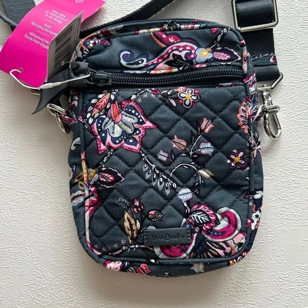 Vera Bradley RFID Small Convertible Crossbody Quilted Floral Bag NWT - Image 5