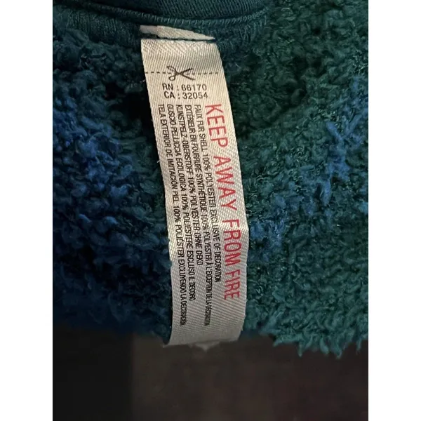 FP Movement Pants Womens Medium Blue Sherpa Fleece Joggers Lined Colorblock - Image 10