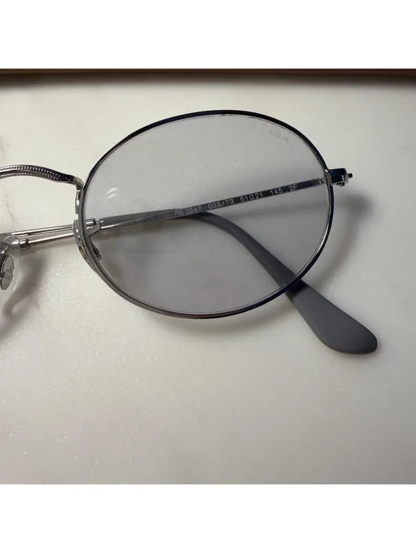 Ray Ban oval metal sunglasses - Image 3