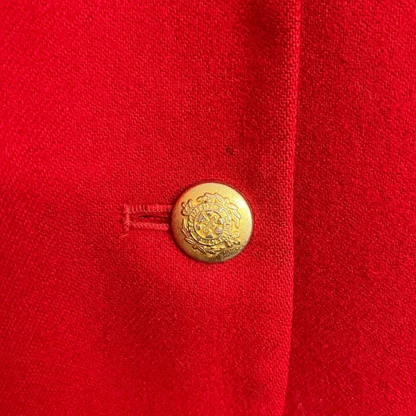 Pendleton Vintage Red Virgin Wool Fully Lined USA Classic Sports Coat Blazer 14 - Image 9
