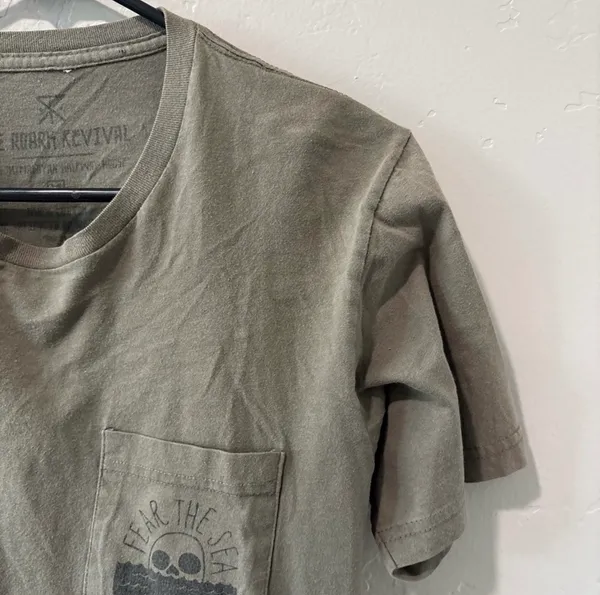 The Roark Revival Army Green T-Shirt - Image 3
