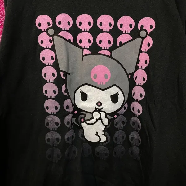 Kuromi skulls Crewneck sweater size 2x - Image 2