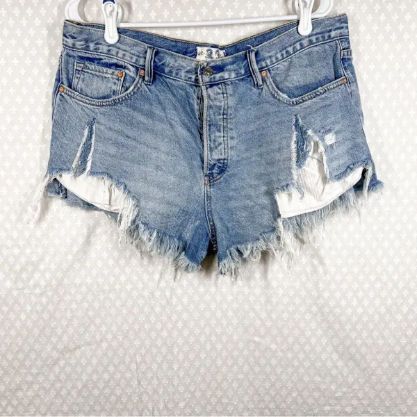 Free People We The Free‎ Loving Good Vibrations Shorts - Image 2