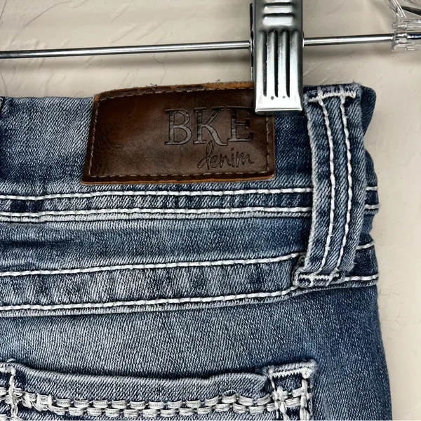 BKE Sabrina Low Rise Boot Cut Thick Stitch‎ Denim Jeans - Image 9