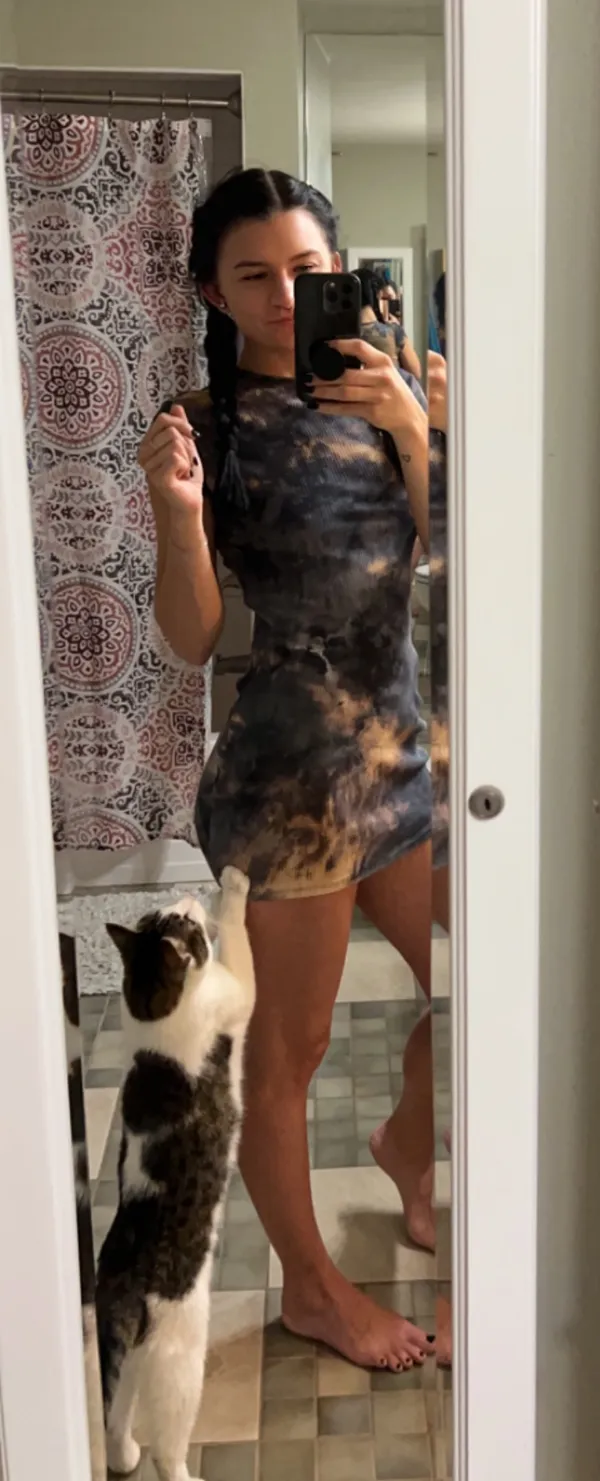Tie Dye Bodycon Dress - Image 3