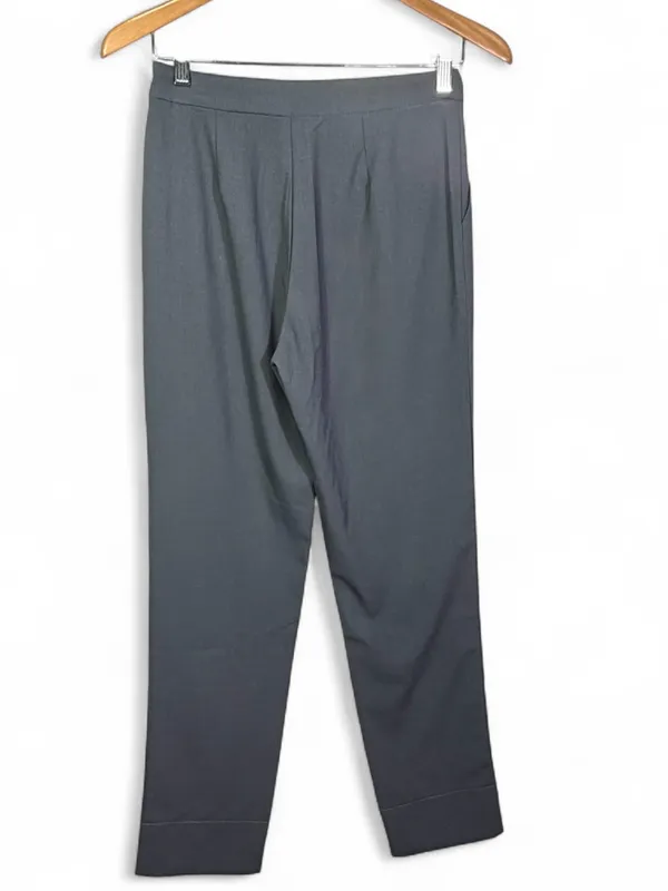 LULUS Women’s Aisha Charcoal Grey Trouser High Waist Dress Pants Trousers Size S - Image 12