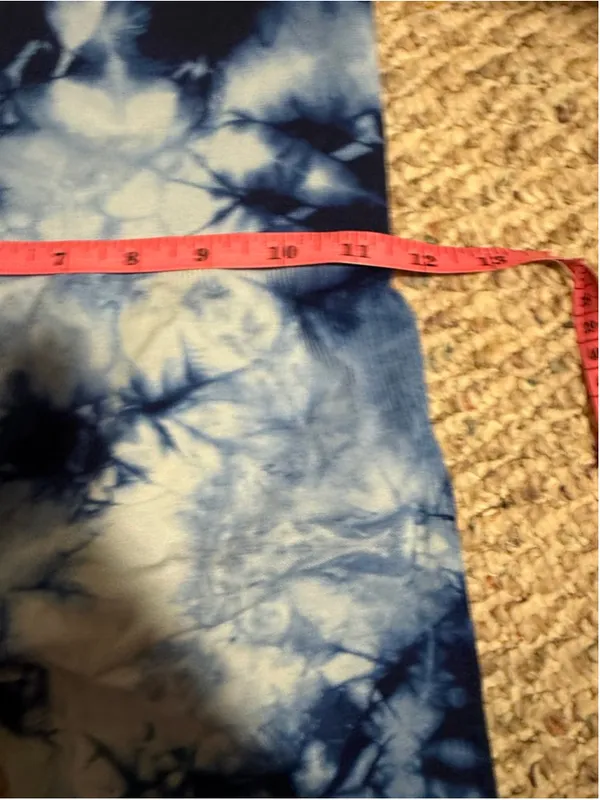 SetActive Blue Crush Shibori Tie Dye Seamless Legging- Size Small Medium - Image 5
