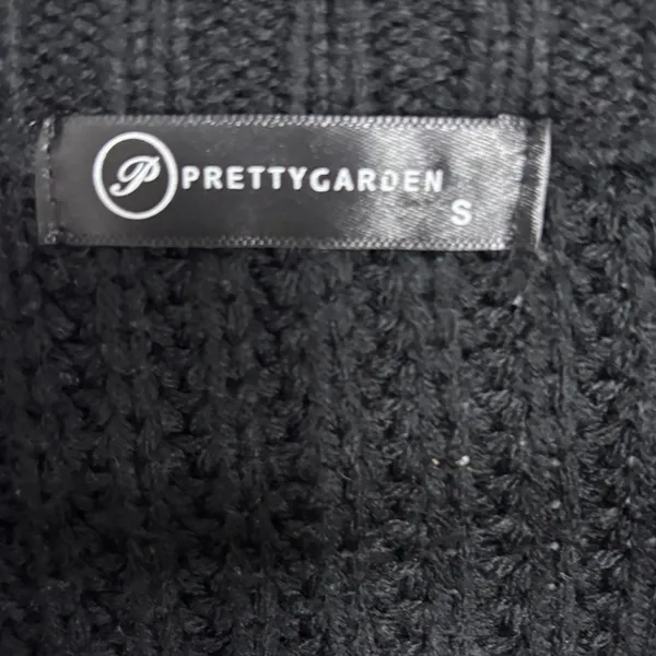 PRETTYGARDEN Cardigan Women Sz S Chunky Knit V-Neck Button Oversized Minimalist‎ - Image 6