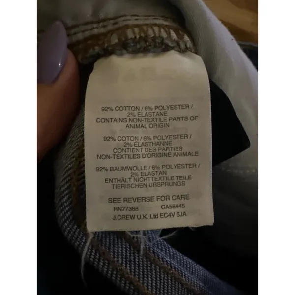 MADEWELL | Women's‎ 10" Chewed Tulip-Hem High-Rise Skinny Jeans, Size 24 - Image 8