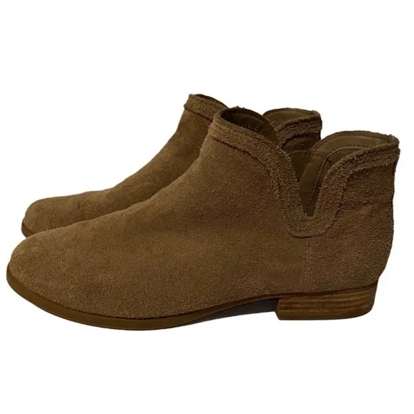 UGG Koolaburra Cheyanne Tan Suede Ankle Boho Bootie Fall Zip Up Women's Sz 9‎ - Image 8