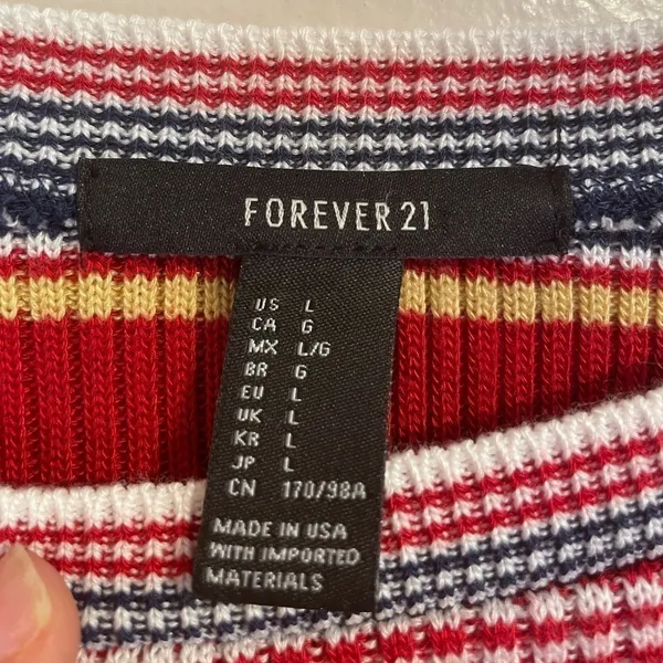 Forever 21 Stripped Mini Dress - Image 4