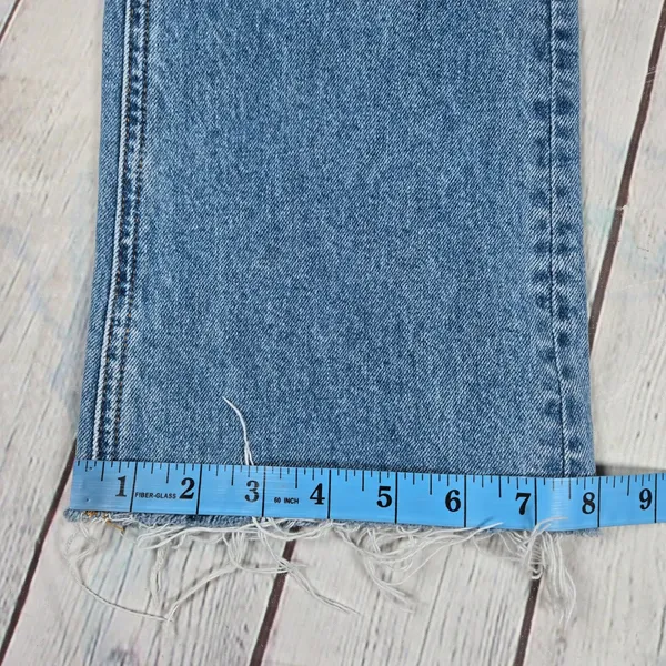 J. Crew‎ Tall Billie Demi Boot Crop Jeans 28T Blue Denim AQ789 High Rise - Image 12
