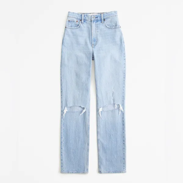 ABERCROMBIE & FITCH The 90’s Straight Ultra High Rise Jeans Size 30 / 10R NWT - Image 15
