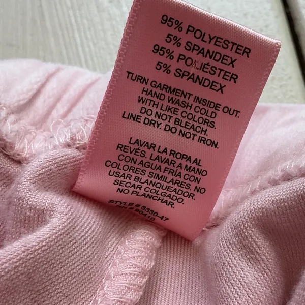 Juicy Couture Pink Velour Rhinestone Logo Lounge Set Top & Joggers Medium - Image 5