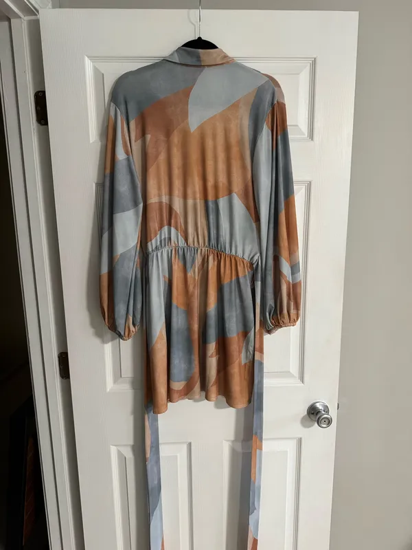 Show Me Your MuMu Patsy Mini Dress in Retro Absract - Image 3