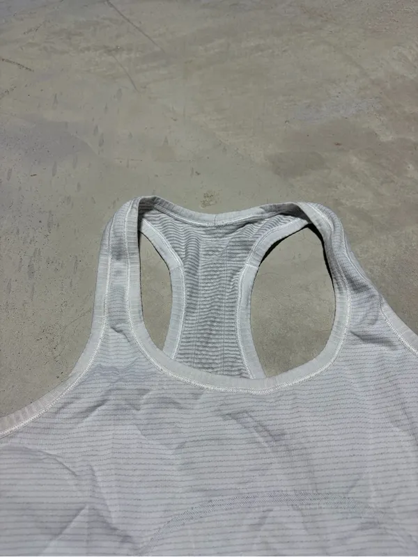 Lululemon White Racerback swiftly tech Tank Top 8 - Image 6