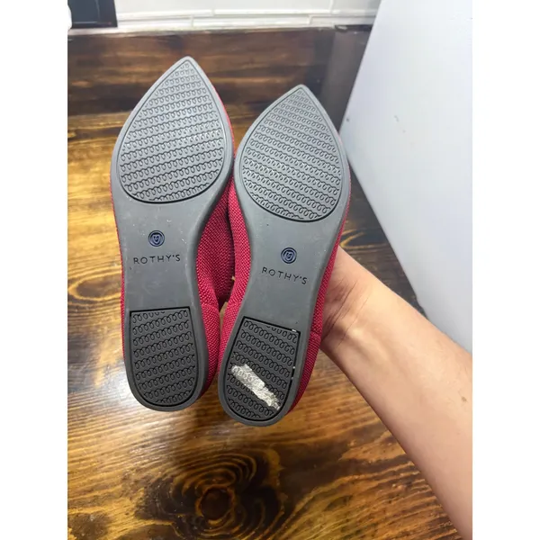 Rothy’s Red‎ Pointed Toe Flats Size 6 - Image 8