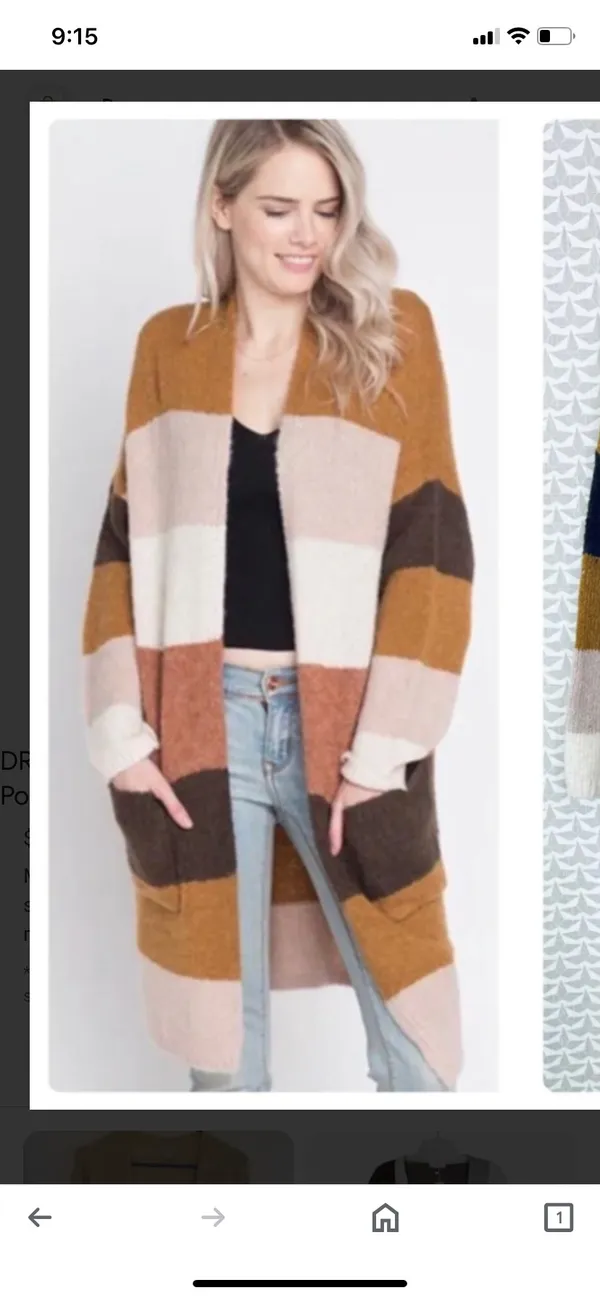 Dreamers Striped Cardigan - Image 4