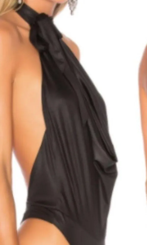 NBD x REVOLVE Wyatt Cowl Neck Open Back Bodysuit - Image 9