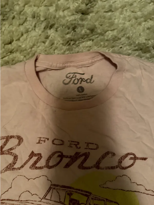 Bronco T Shirt Pink Size L - Image 2