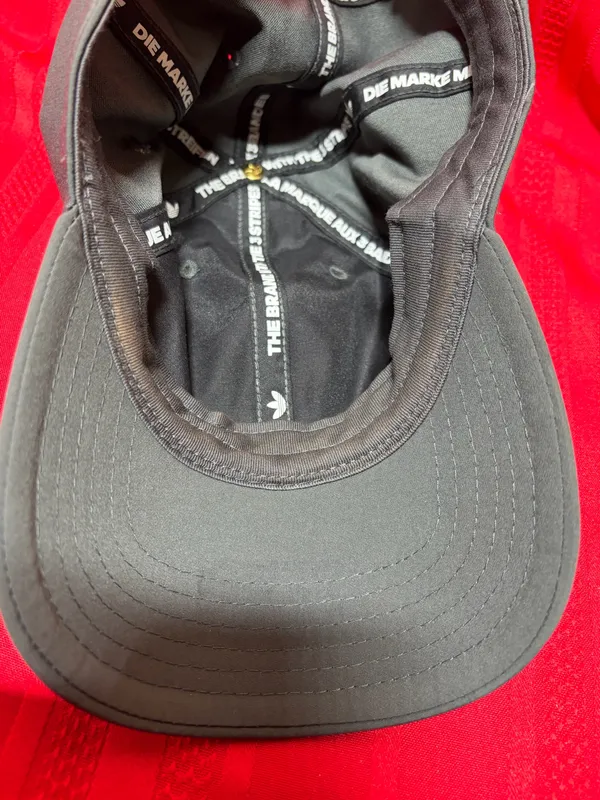 Adidas Women’s Gray  Workout Hat With Adjustable Back OSFM - Image 4