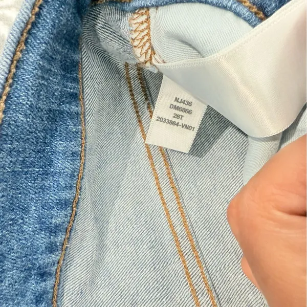 Madewell Kick Out Crop Jeans in Cherryville Blue Wash Size‎ 26 Tall Minimalist - Image 6