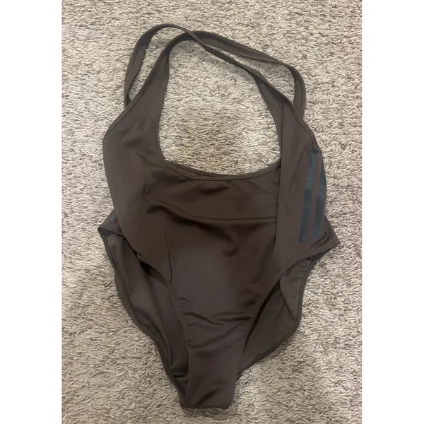 Adidas Women's Leotard Bodysuit Training Suit‎ Brown Size Medium NWOT - Image 3