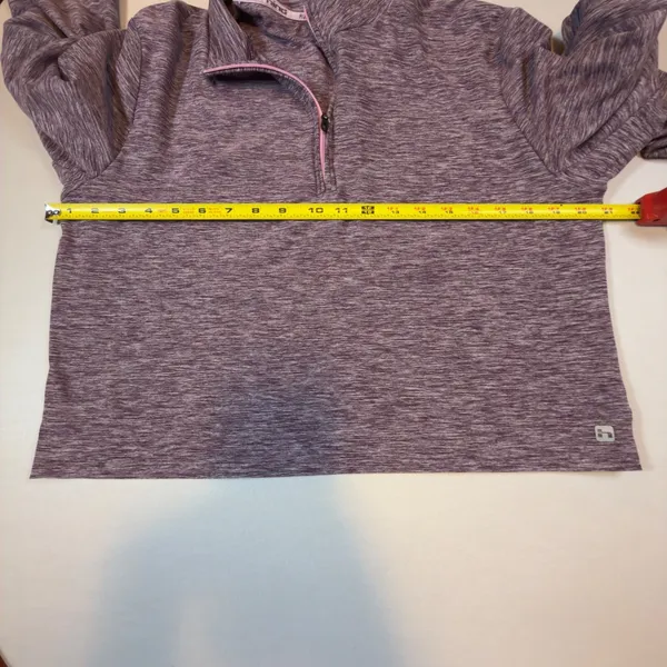 Hind XL Performance Pullover Womens Quarter Zip Crop Thumbholes Running Workout - Image 7
