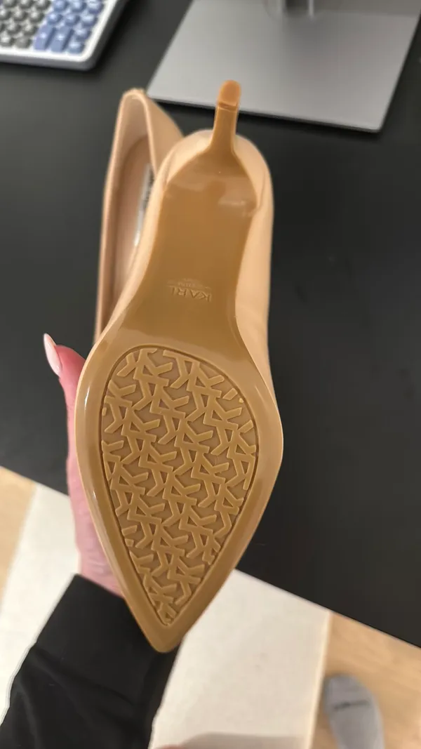 Karl Lagerfeld Nude Pumps Size 8 - Image 4